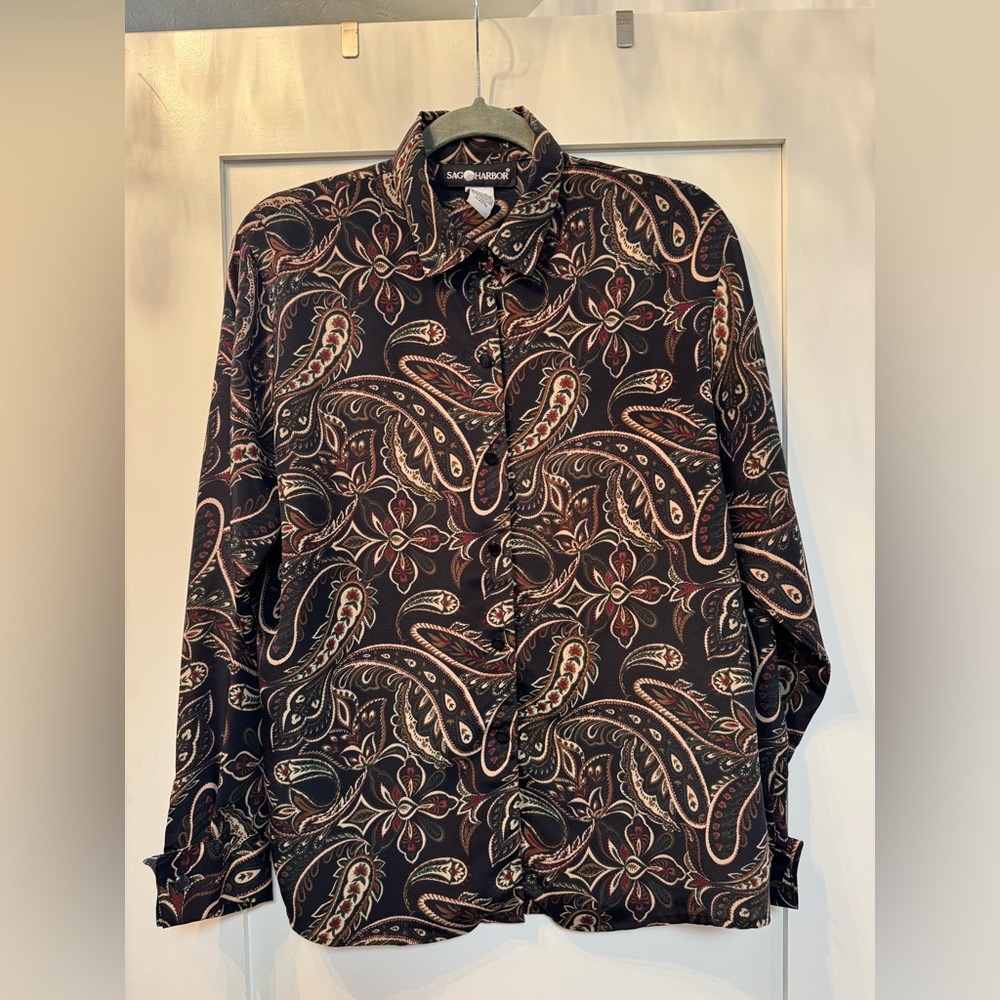 Vintage 80s Sag Harbor Blouse